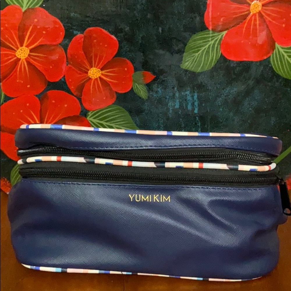 Yumi Kim Jet Setter Makeup Bag Navy Blue